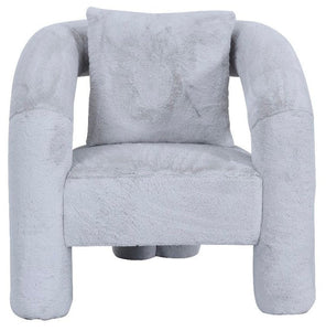 Angel Fluffy Grey Comfort Chair