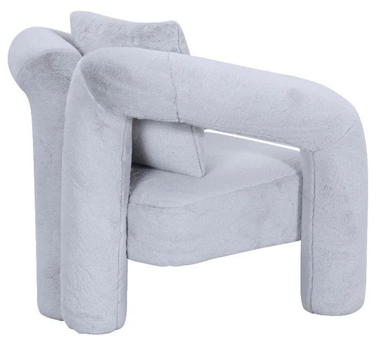 Angel Fluffy Grey Comfort Chair