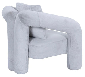 Angel Fluffy Grey Comfort Chair