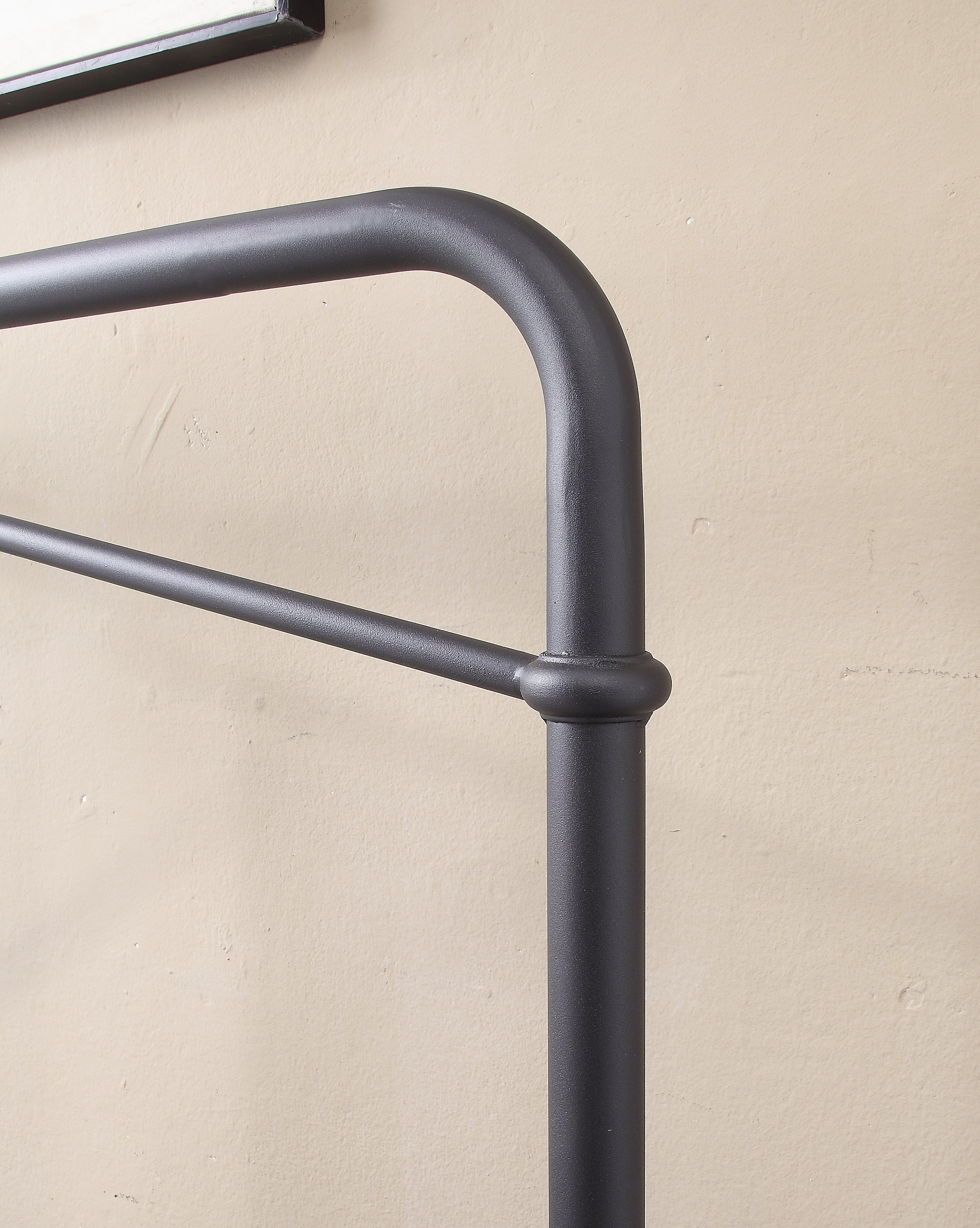 AXTON Metal Bed - Sand Blast Black Or Antique Bronze Finish - Available in Single, Double & Kingsizes