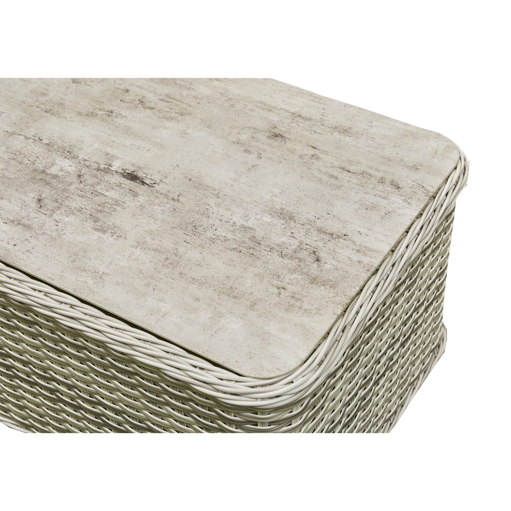 Outdoor - Lounge Set - 3-Seater Sofa, Two Armchairs & a Sleek Design Coffee Table