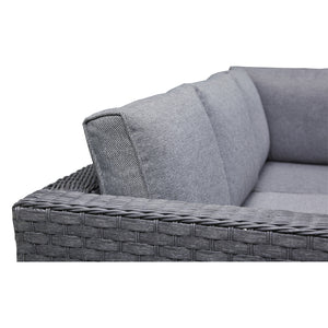Outdoor - Corner Sofa Set with Ice Bucket - Available in Brown or Grey