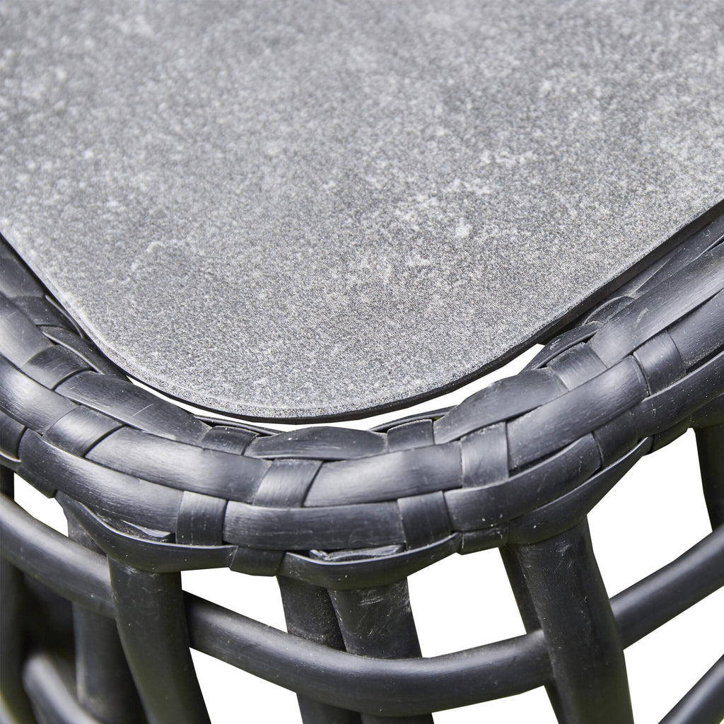 Outdoor - Rattan Corner Sofa Set - Grey or Black Available