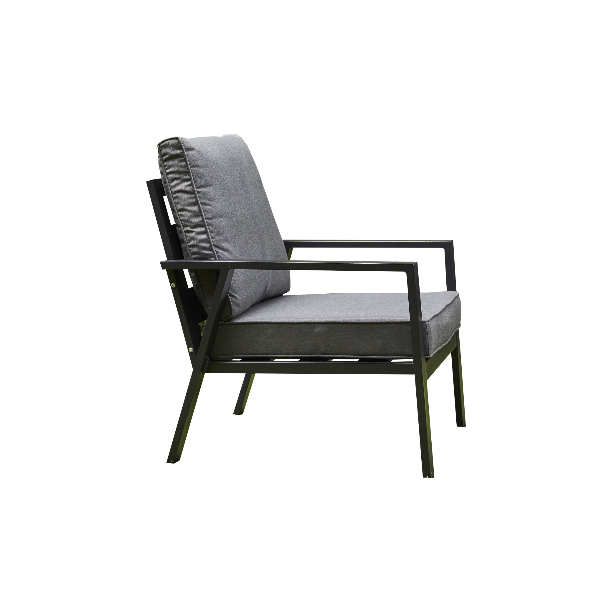 Outdoor - Firepit Sofa Dining Set Aluminium Frame - Available in Grey or Beige