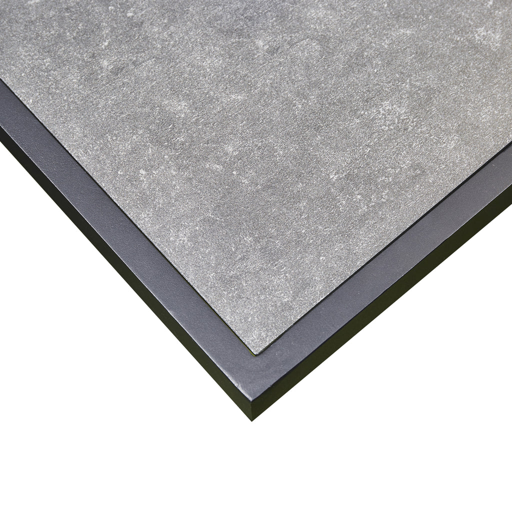 Outdoor - Firepit Sofa Dining Set Aluminium Frame - Available in Grey or Beige