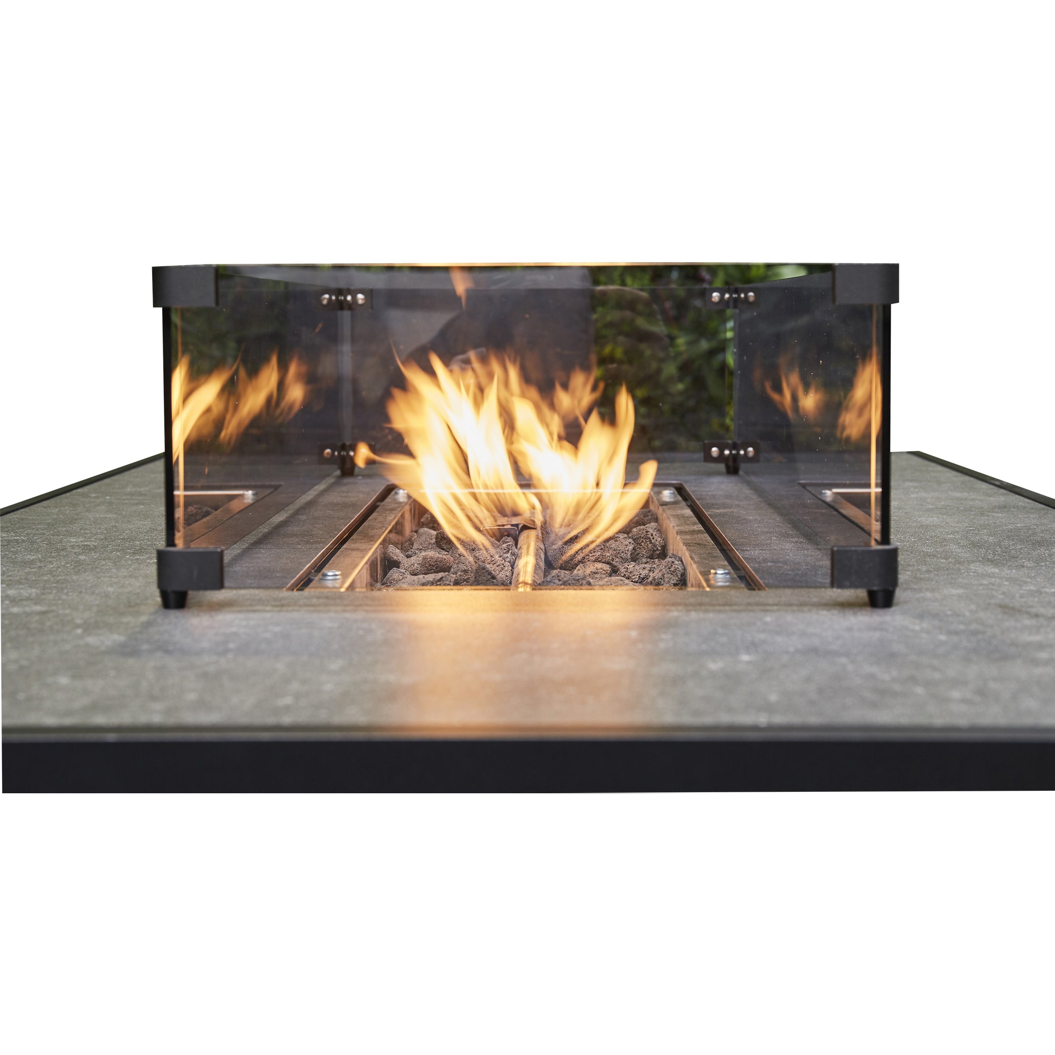 Outdoor - Firepit Sofa Dining Set Aluminium Frame - Available in Grey or Beige