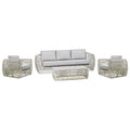 Outdoor - Rattan Corner Sofa Set - Available in Grey or Black