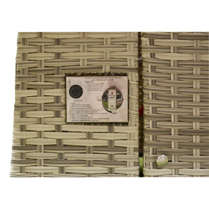 Outdoor - The Firepit Dining Set - Grey