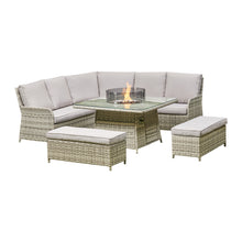 Load image into Gallery viewer, Outdoor - The Firepit Dining Set - Grey
