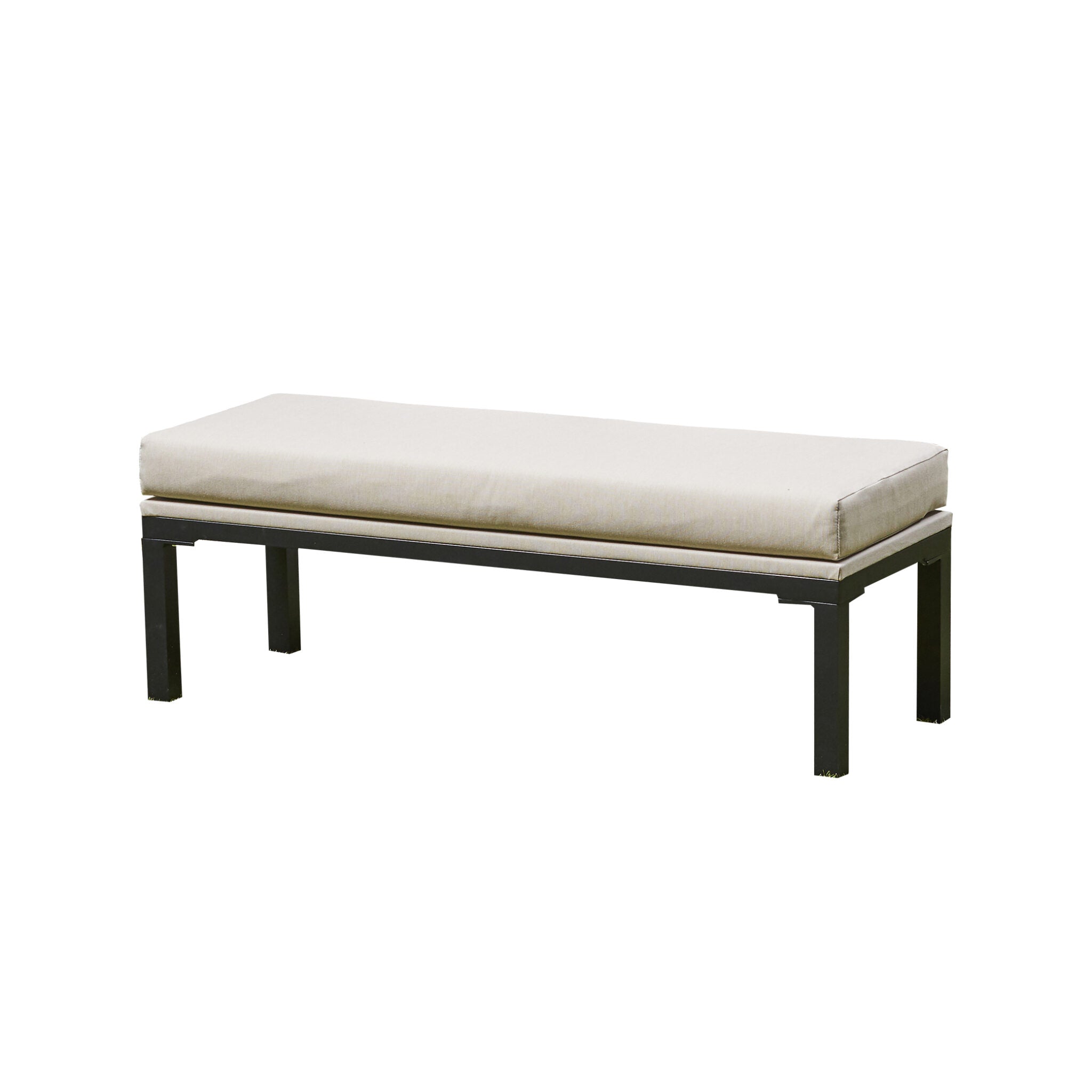 Outdoor - Corner Fabric Quilted Aluminium Firepit Dining Set - Grey or Biege Available