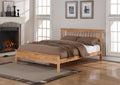 Pentre Wooden Bed - White or Oak Colour - Storage Drawers Available - Available in All Sizes