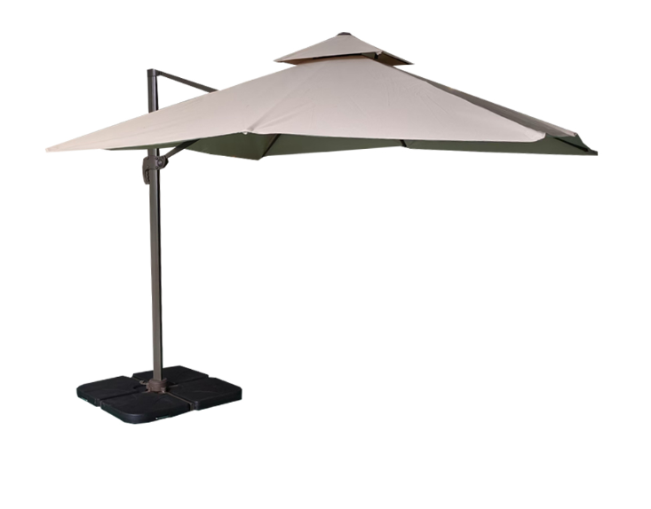 Outdoor - Stylish Parasol - Avaiable in Light Grey, Medium Grey, Dark Grey or Biege