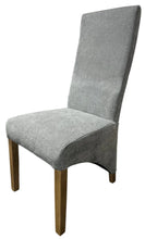 Load image into Gallery viewer, Berry Dining Chair With Wooden Legs - Available in Grey or Mixed Brown
