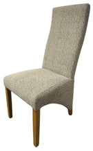 Load image into Gallery viewer, Berry Dining Chair With Wooden Legs - Available in Grey or Mixed Brown
