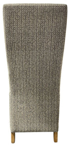 Berry Dining Chair With Wooden Legs - Available in Grey or Mixed Brown