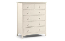 Load image into Gallery viewer, Camron Bedroom Range Stone White - Baby Cot, Baby Changing Station, 1  or 3 Drawer Bedside, 3+2 Chest, 4+2 Chest, 7 Drawer Narrow Chest, Combination Wardrobe, 2 Door Wardrobe, 3 Door Wardrobe, Desk, Dressing Table
