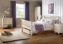 Load image into Gallery viewer, Camron Bedroom Range Stone White - Baby Cot, Baby Changing Station, 1  or 3 Drawer Bedside, 3+2 Chest, 4+2 Chest, 7 Drawer Narrow Chest, Combination Wardrobe, 2 Door Wardrobe, 3 Door Wardrobe, Desk, Dressing Table
