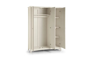 Camron Bedroom Range Stone White - Baby Cot, Baby Changing Station, 1  or 3 Drawer Bedside, 3+2 Chest, 4+2 Chest, 7 Drawer Narrow Chest, Combination Wardrobe, 2 Door Wardrobe, 3 Door Wardrobe, Desk, Dressing Table