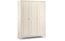 Load image into Gallery viewer, Camron Bedroom Range Stone White - Baby Cot, Baby Changing Station, 1  or 3 Drawer Bedside, 3+2 Chest, 4+2 Chest, 7 Drawer Narrow Chest, Combination Wardrobe, 2 Door Wardrobe, 3 Door Wardrobe, Desk, Dressing Table
