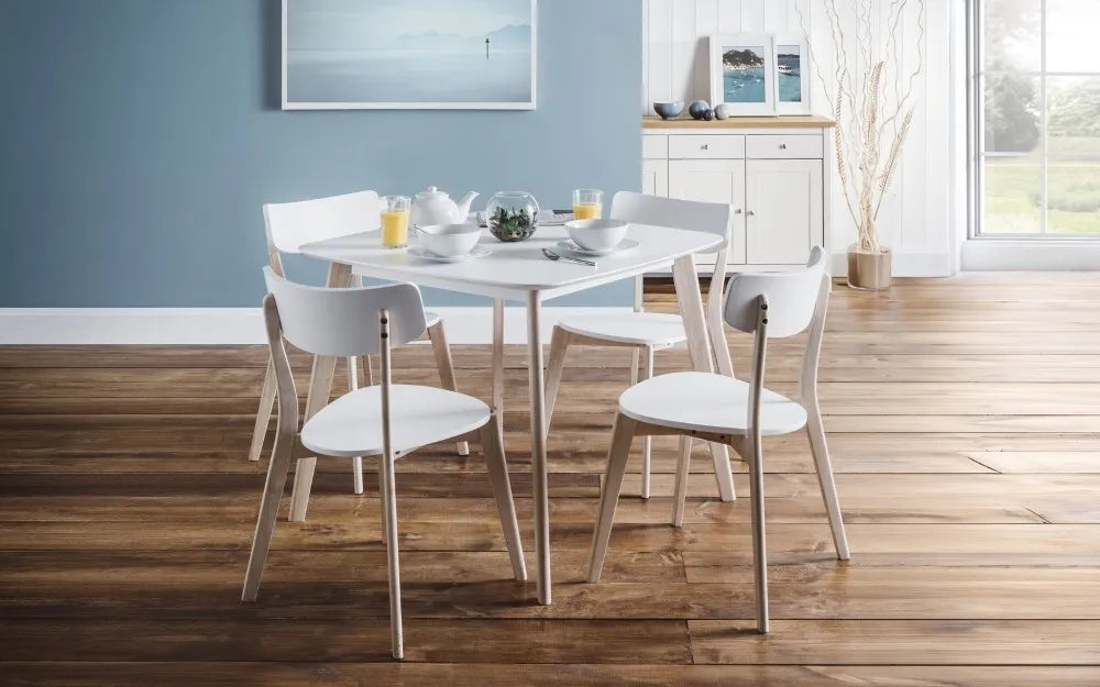 Casa Square Dining Table (90 x 90cm) - Available in Grey/Black or White