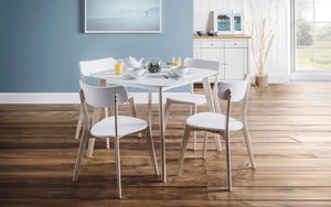 Casa Square Dining Table (90 x 90cm) - Available in Grey/Black or White