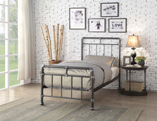 Load image into Gallery viewer, CILCAIN Metal Bed - Black &amp; Silver Or Antique Bronze Finish Available
