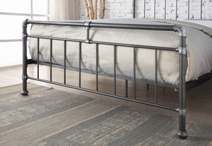 CILCAIN Metal Bed - Black & Silver Or Antique Bronze Finish Available