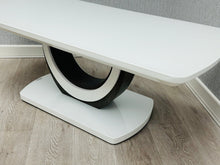 Load image into Gallery viewer, Texas Glass U Leg Coffee Table - 120 x 60(cm) - Available in White, Black, Grey or Cappuccino
