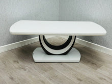 Load image into Gallery viewer, Texas Glass U Leg Coffee Table - 120 x 60(cm) - Available in White, Black, Grey or Cappuccino
