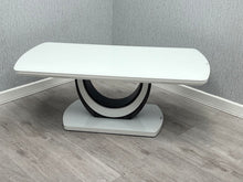 Load image into Gallery viewer, Texas Glass U Leg Coffee Table - 120 x 60(cm) - Available in White, Black, Grey or Cappuccino
