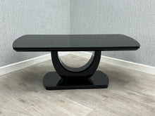 Load image into Gallery viewer, Texas Glass U Leg Coffee Table - 120 x 60(cm) - Available in White, Black, Grey or Cappuccino
