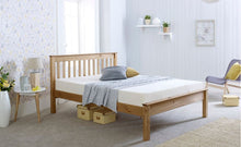 Load image into Gallery viewer, Chester Bed - Waxed Wood - Available in Single(3Ft), Small Double(4Ft), Double(4&quot;6Ft) &amp; KingSize (5Ft)
