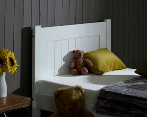 Clifton Bed - White - Available in Single(3Ft), Small Double(4Ft), Double(4"6Ft) & KingSize (5Ft)