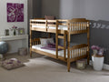Colonial Spindle Bunk Bed - Waxed - Available in Single 2"6Ft or 3Ft - Drawer Option