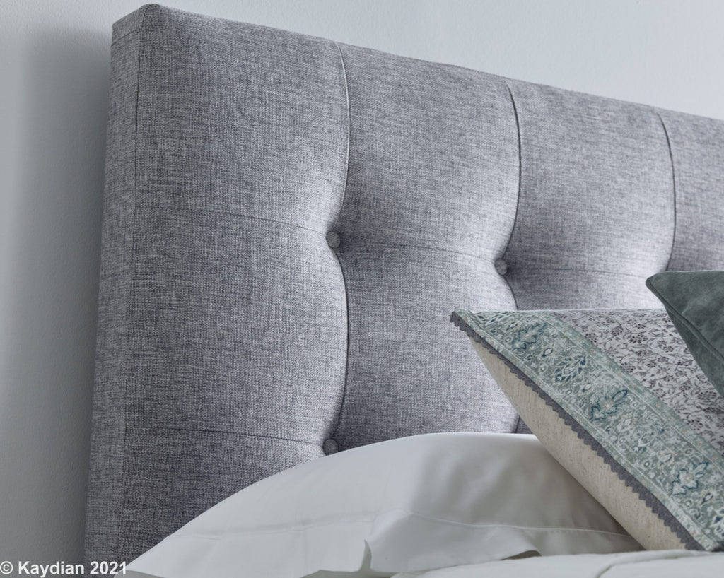 Lumley - Storage Bed Marbella Grey - Available in Double 4'6Ft or KingSize 5Ft
