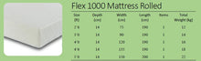 Load image into Gallery viewer, Flex 1000 Mattress - High Density Reflex Foam - No Springs
