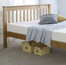 Load image into Gallery viewer, Dorset Bed - Waxed Wood - Available in Single(3Ft), Small Double(4Ft), Double(4&quot;6Ft) &amp; KingSize (5Ft) (Copy)
