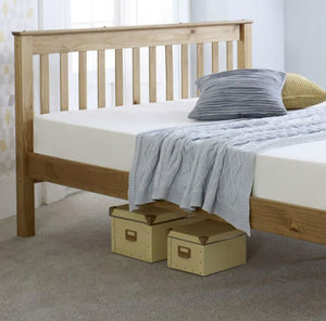 Dorset Bed - Waxed Wood - Available in Single(3Ft), Small Double(4Ft), Double(4"6Ft) & KingSize (5Ft) (Copy)