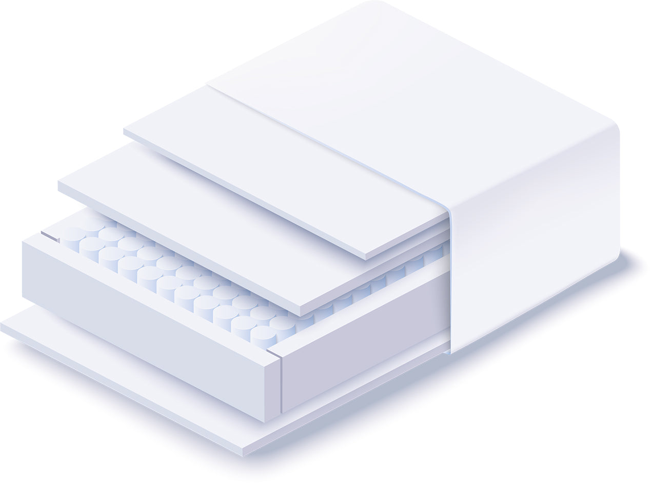 Lunar Active Spring Memory 2 Firm Mattress - Available in Single, Small Double, Double, King-Szie or SuperKing