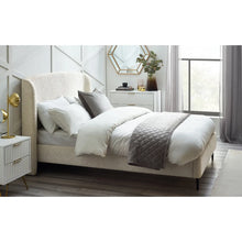 Load image into Gallery viewer, Eden Boucle Bed - Ivory - Available in Double or Kingsize
