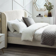 Load image into Gallery viewer, Eden Boucle Bed - Ivory - Available in Double or Kingsize
