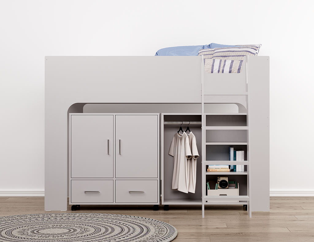 EDEN MID SLEEPER - Grey or White Available
