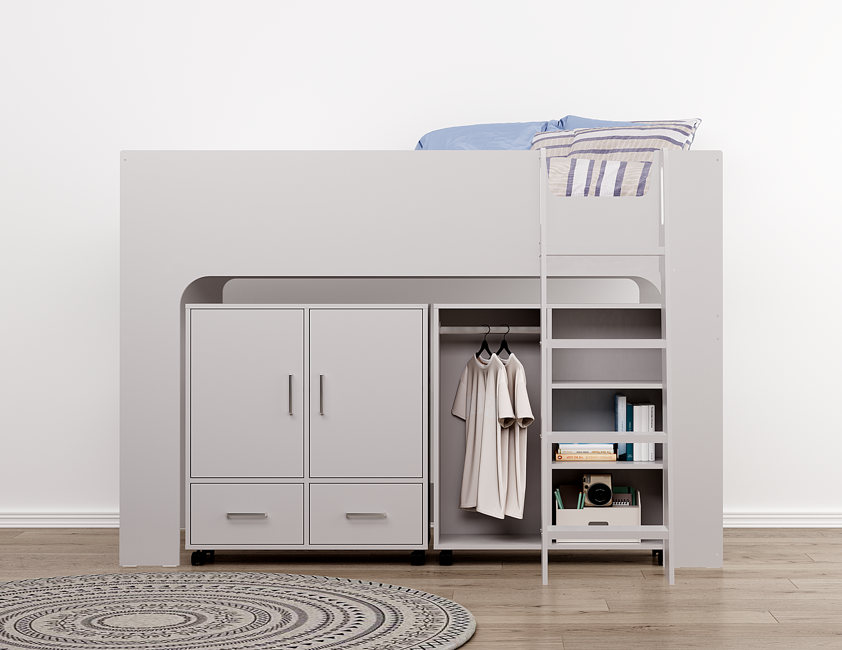EDEN MID SLEEPER - Grey or White Available