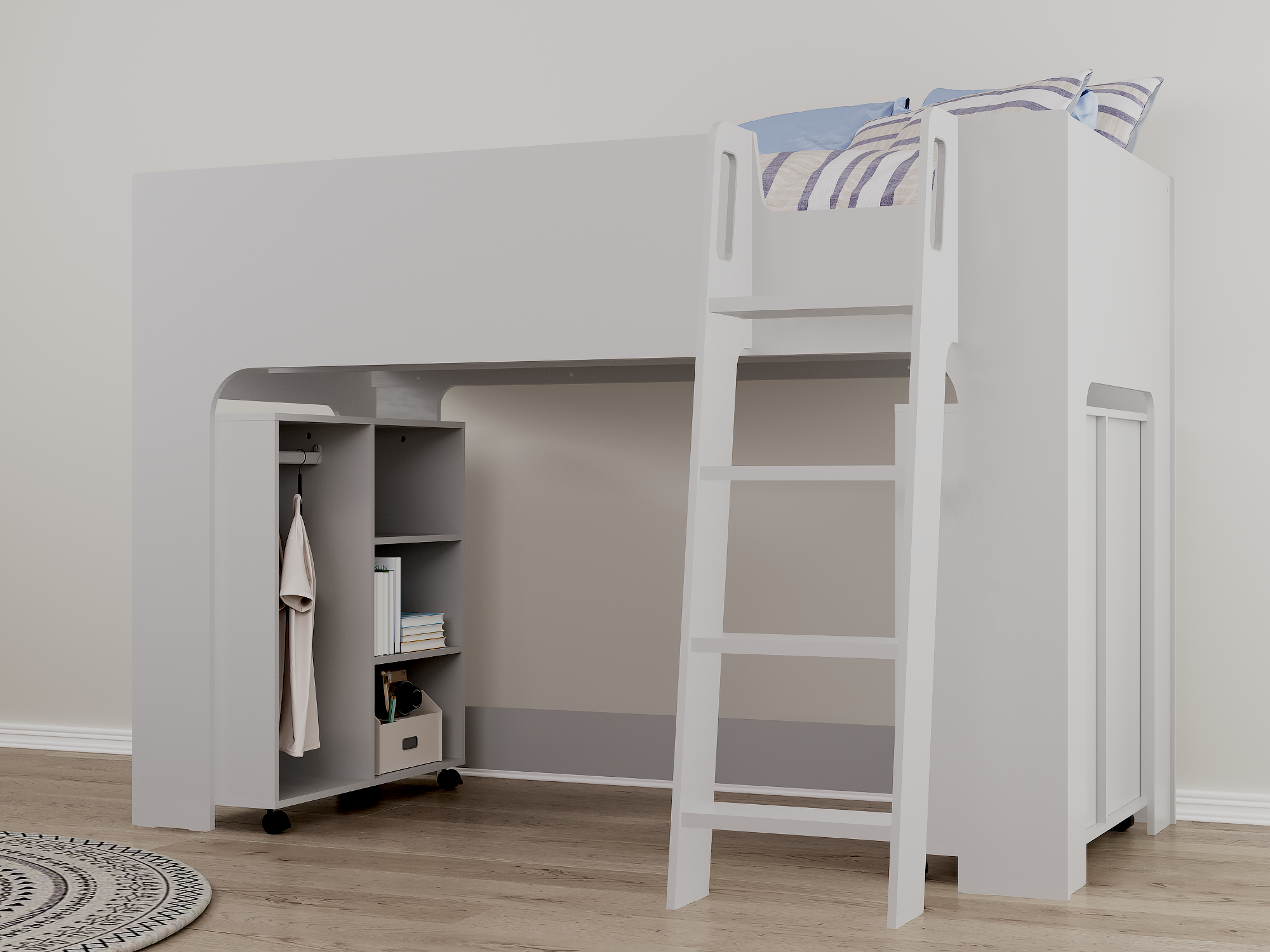 EDEN MID SLEEPER - Grey or White Available