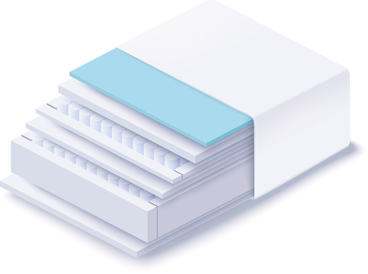 Chic Cool 5000 Mattress (Medium Rating) - Available in Single, Small Double, Double, King-Szie or SuperKing