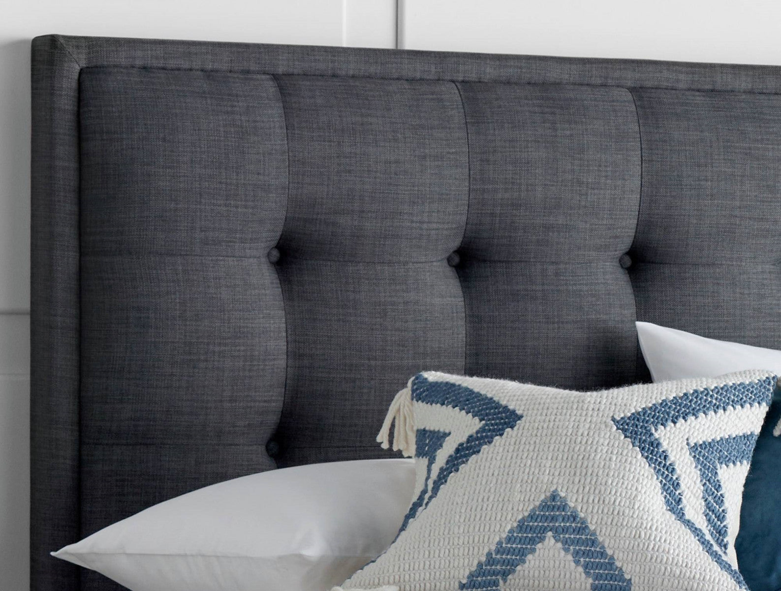 Fal TV Side Lift Storage Bed - Available in Grey or Slate - Double, KingSize & SuperKing Sizes