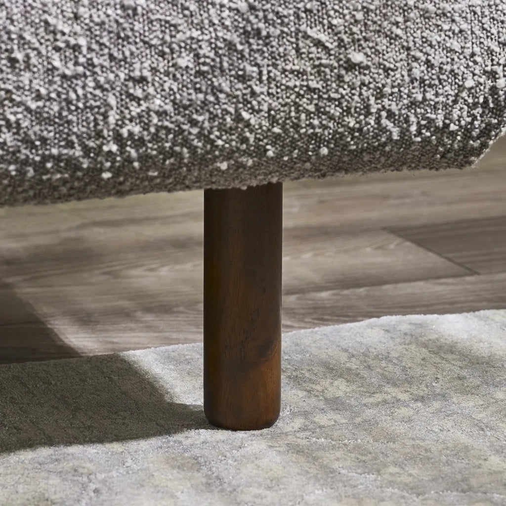 Hannah Bed - Grey Boucle - Available in Double or Kingsize