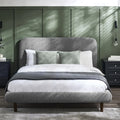 Hannah Bed - Grey Boucle - Available in Double or Kingsize