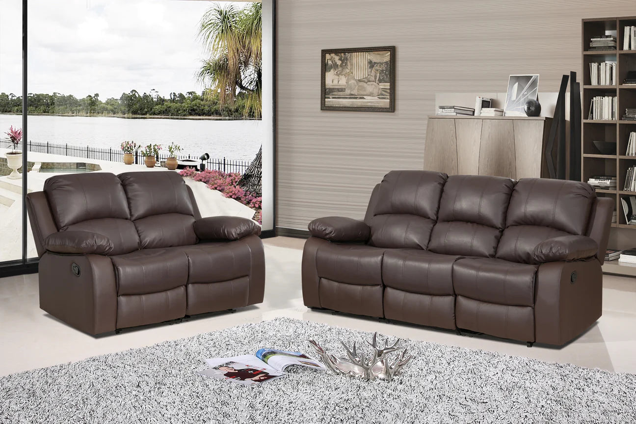 Valoma Recliner - 3+2+Arm Chair & Corner Options - Available in Black, Grey or Brown