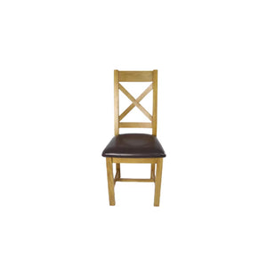 Torino & Luca Wooden Chairs - Colours Natural or Grey - Available in Ladder or Cross Back